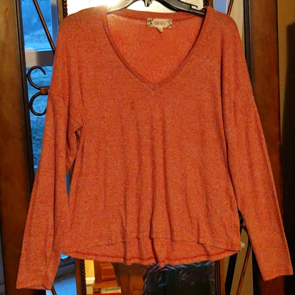 High low EUC sweater